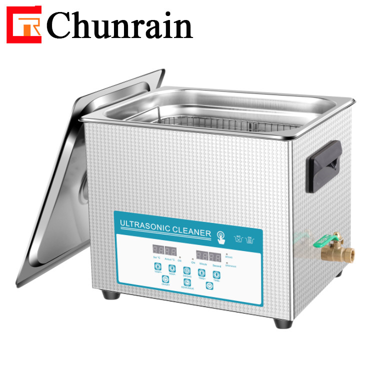 CR-040S 10L Ultrasone reinigingsmachine met Degas halfgolf voor het reinigen van hardwareonderdelen