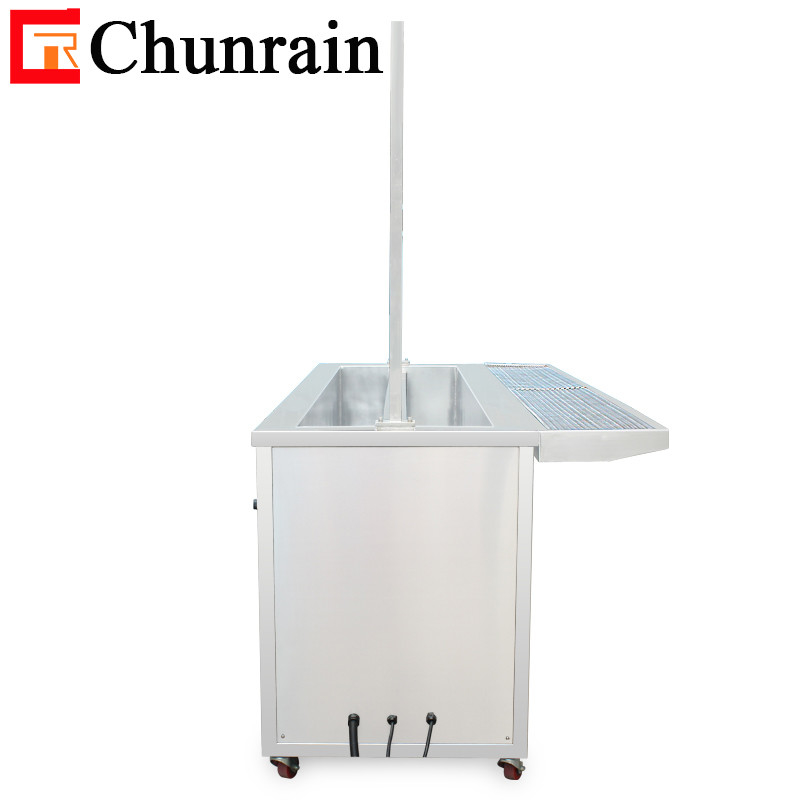 3 Meter Reiniging Tank Ultrasone Reiniger Voor Vuile Venster Blind Gordijn 300L Dual Tank Ultrasone Reinigingsmachine
