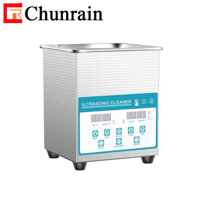 CR-010S 2L 60W Professionele Desktop Digitale Ultrasone Reiniger met Verwarming en Degas en Halvegolf voor Tandheelkundig Lab