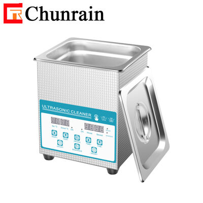 CR-010S 2L 60W Professionele Desktop Digitale Ultrasone Reiniger met Verwarming en Degas en Halvegolf voor Tandheelkundig Lab