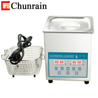 CR-010S 2L 60W Professionele Desktop Digitale Ultrasone Reiniger met Verwarming en Degas en Halvegolf voor Tandheelkundig Lab