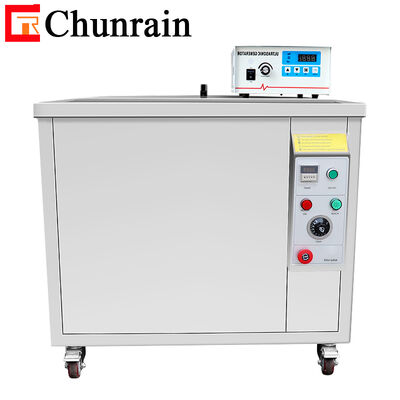 ChunRain 1800W 135L roestvrijstalen industriële ultrasone reiniger Verstelbare timer/verwarming CE-gecertificeerd voor vrachtwagenmotor