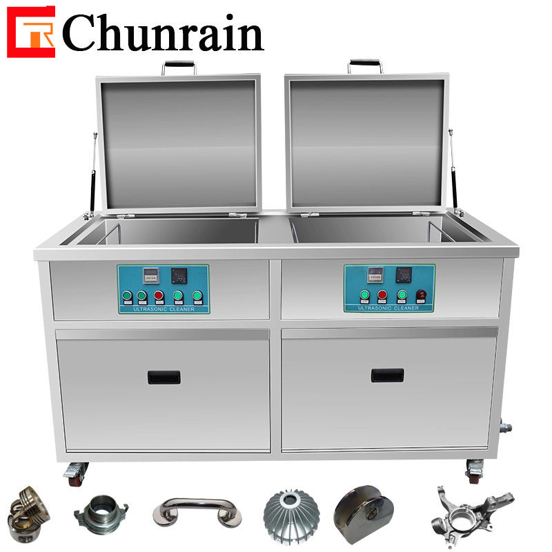 CR-2036GH 135L Capaciteit 4500W Industriële multi-tank ultrasoonreiniger met filtratie en drogen voor olie/vet/roest/koolstof