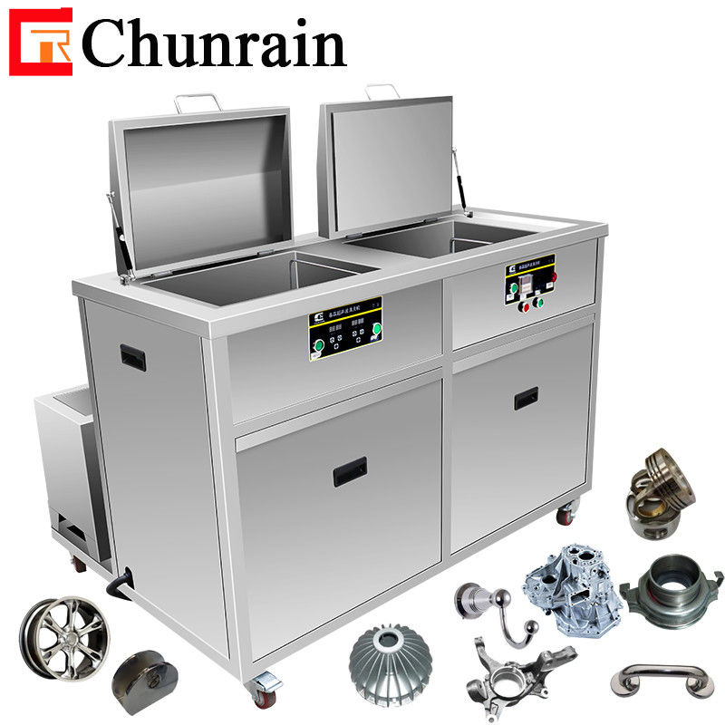 Ultrasone reiniger 38L Dubbele kamer Droog spuitstof stofflux verf ontgiften van schimmel Hardware DPF Automotoren Printkop Injectieonderdelen