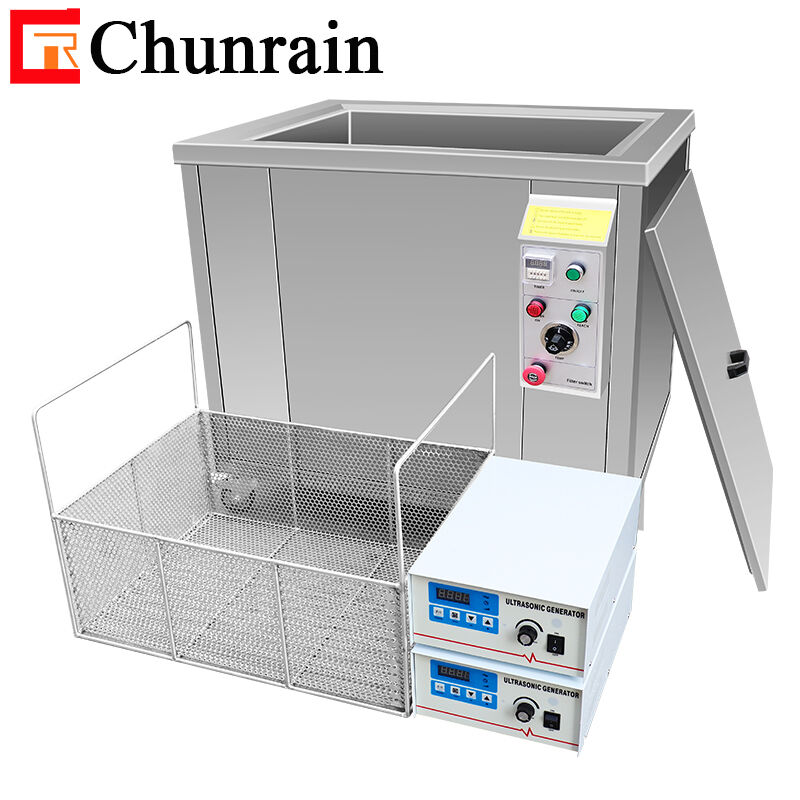 OEM ODM Chunrain CR-360ST 1800W 135L Elektrische nieuwe industriële ultrasoonreiniger voor vrachtwagenmotor Block Tower